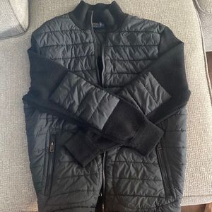 Ralph Lauren puffer jacket Size-M Color-black in great conditions
